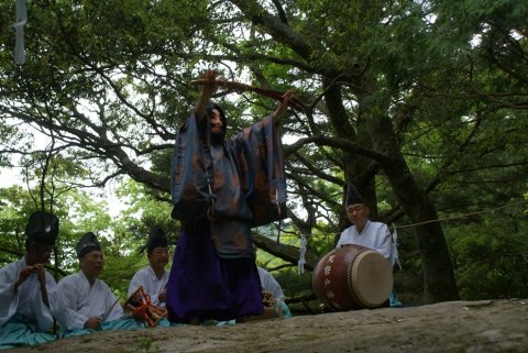 徳島県・天岩戸神社・神楽