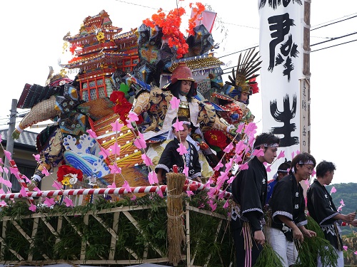 朝倉市の飾り山笠