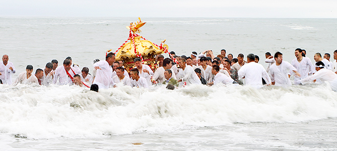 北海道白糠町・厳島神社例大祭の写真