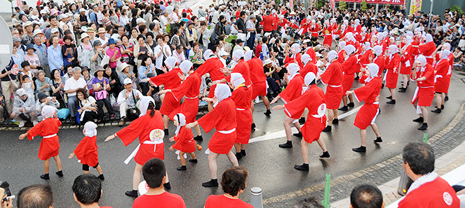 宮崎県・日向ひょっとこ夏祭り