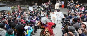 京都市・松尾大社の節分祭