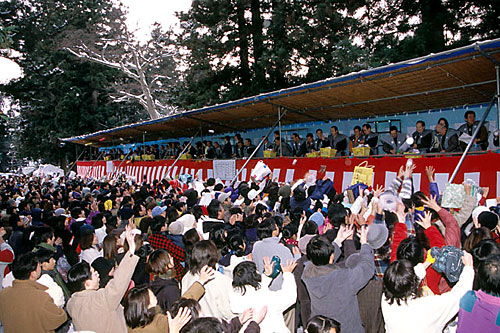 仙台市・大崎八幡宮の節分祭