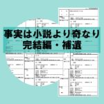 「事実は小説より奇なり・完結編ー補遺」・アイキャッチ画像