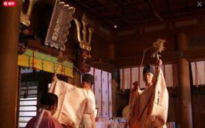 福岡県・宮地嶽神社・節分祭の神事