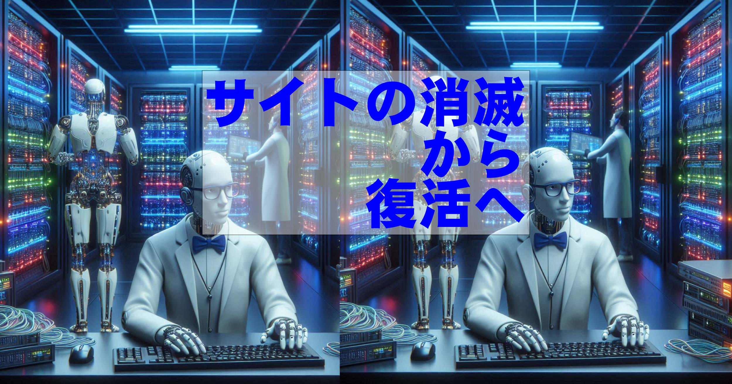 サイトの消滅から復活へ