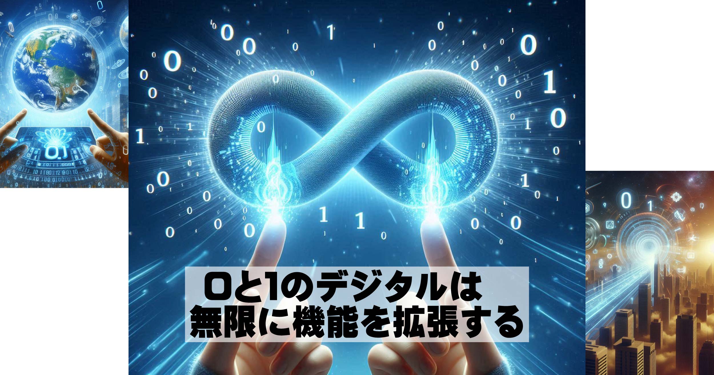 ０と１のデジタルは無限に機能を拡張する