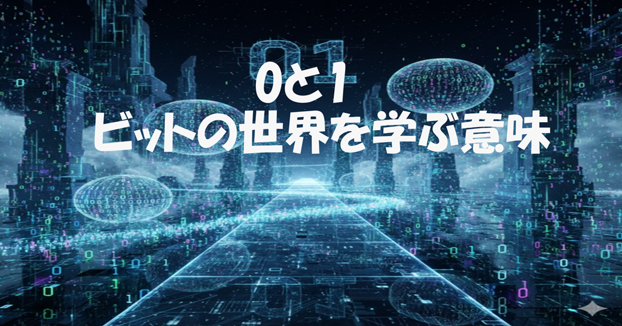 ０と１、ビットの世界を学ぶ意味